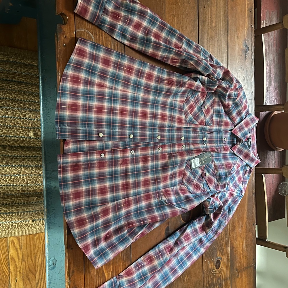 Wrangler Retro NWT womens button up SIZE L